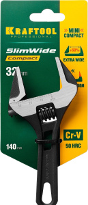 Ключ разводной 140/33 мм SlimWide Compact KRAFTOOL 27266-20