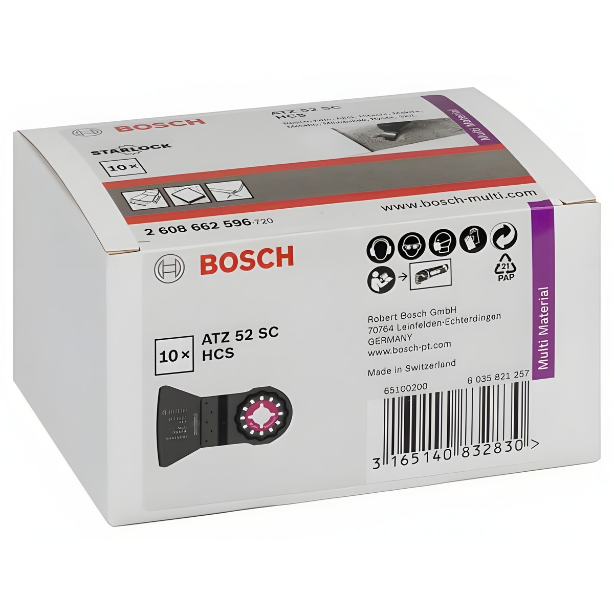 Шабер HCS ATZ 52 SC Multi Material (жесткий, 1 шт.) BOSCH 2608662596