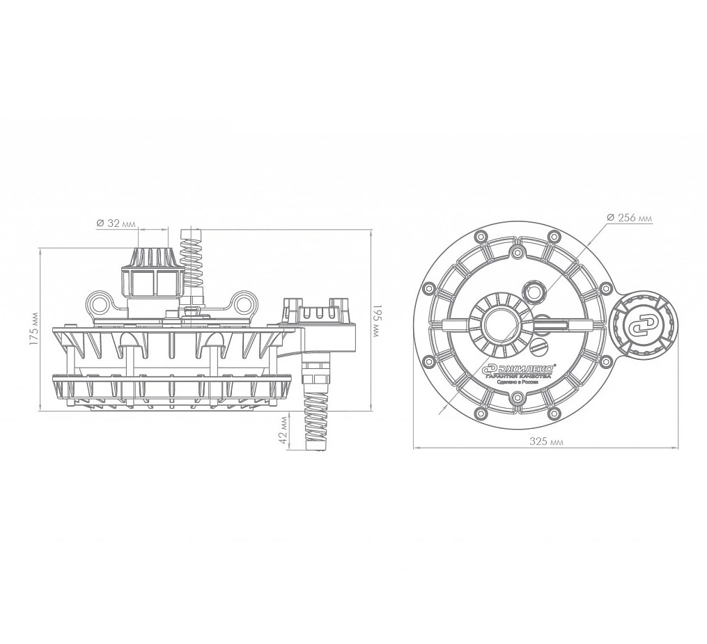 Оголовок ОСПБ 133-160/32 ДЖИЛЕКС 6305
