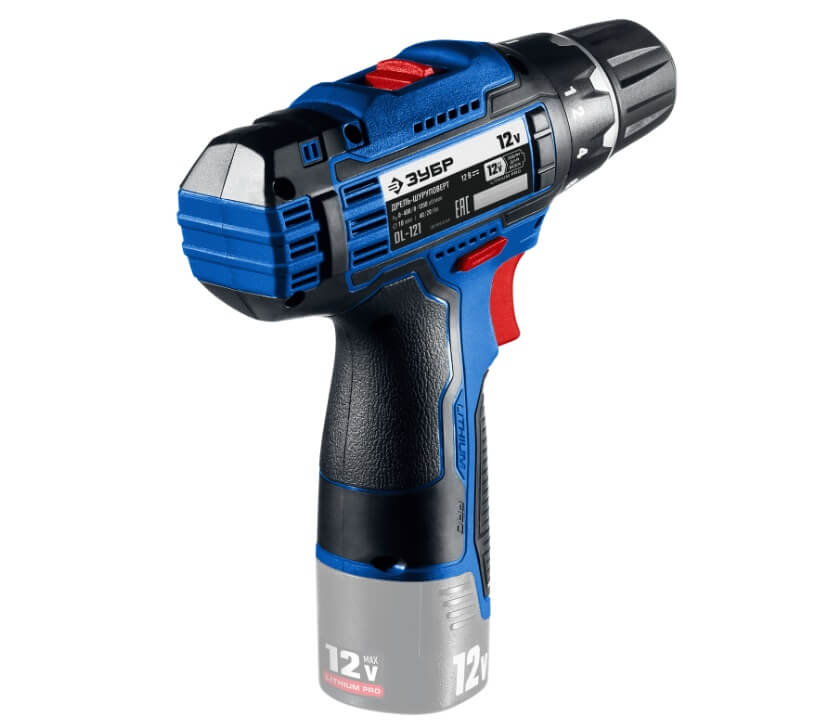 Дрель-шуруповерт ЗУБР Профессионал DL-121 (без АКБ и ЗУ)