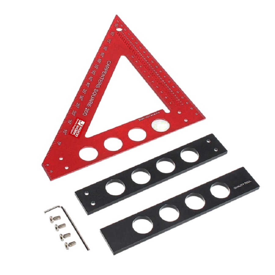 Угольник разметочный столярный 200 мм WOODWORK MGR-200