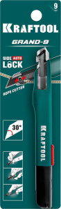 Нож 9 мм для точного реза, с автостопом KRAFTOOL Grand-9 09192