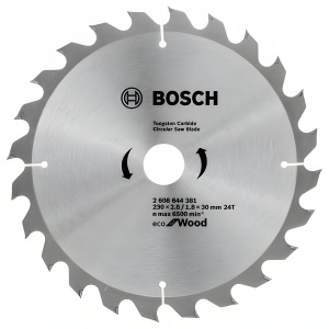 Диск пильный 230 х 30 мм 24T ECO for Wood BOSCH 2608644381