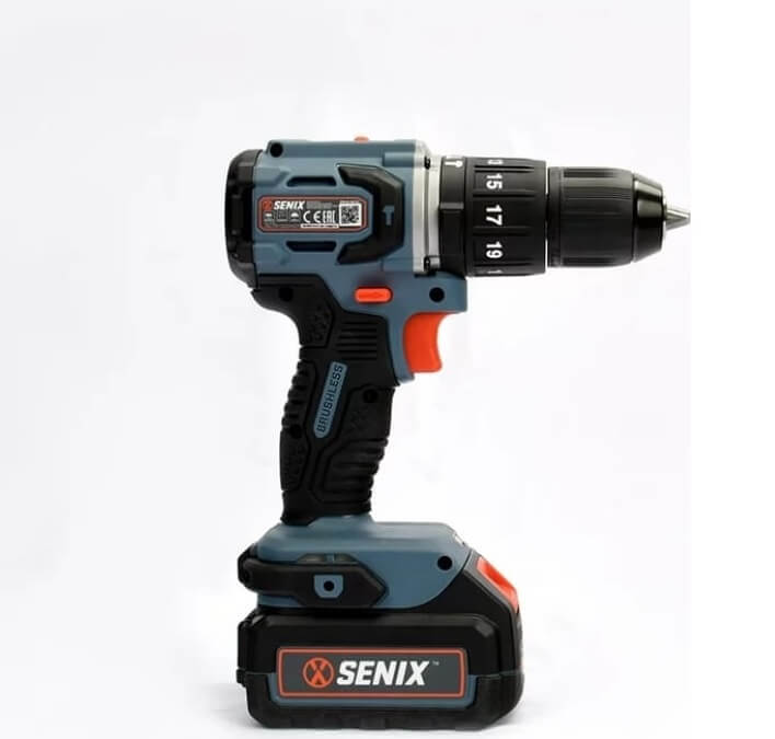 Дрель-шуруповерт ударный аккумуляторный SENIX PDHX2-M2-EU SET