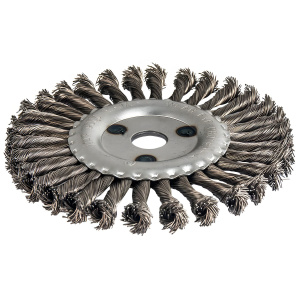 Щетка для УШМ 178 х 22.2 мм (дисковая, витая сталь) ПРАКТИКА 773-330