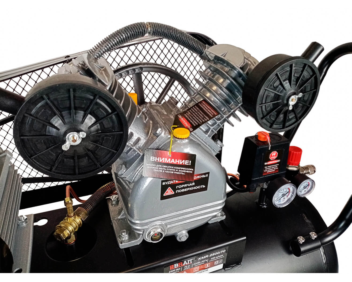 Компрессор воздушный BRAIT KMR-2500/70 20.01.022.043