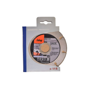 Диск алмазный 115 х 22.2 мм IRON CUT FUBAG 66115-3