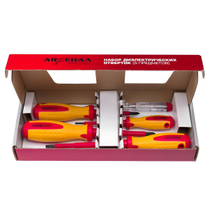 Набор отверток диэлектрических 5 пр. Арсенал НОЭ-5