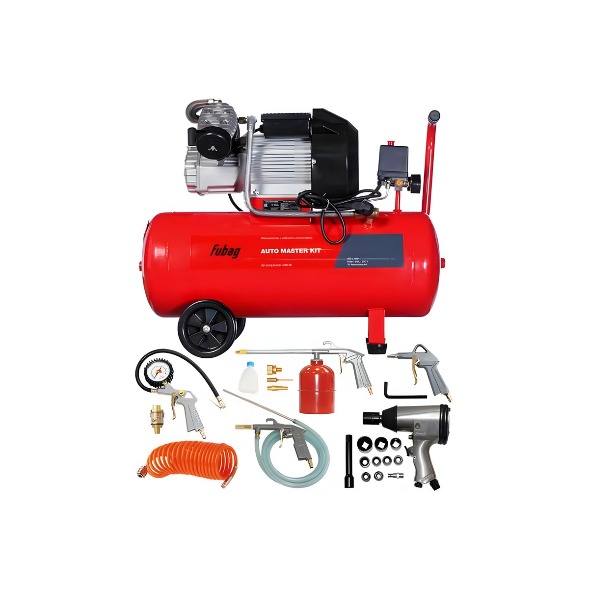 Компрессор FUBAG AUTO MASTER KIT + 11 предметов