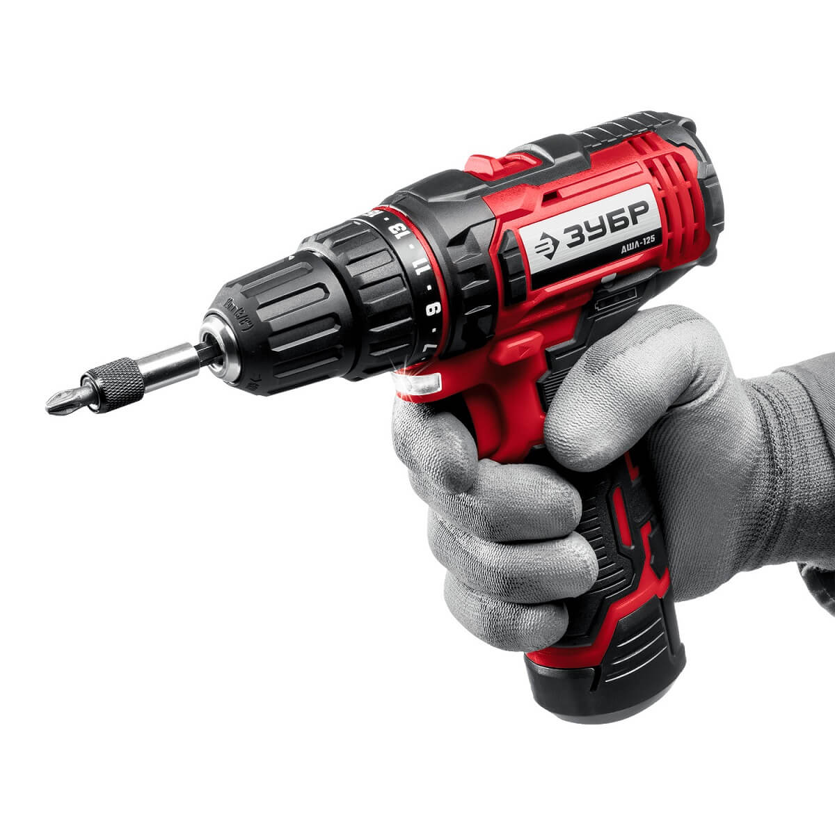 Дрель аккумуляторная ЗУБР ДШЛ-125-21