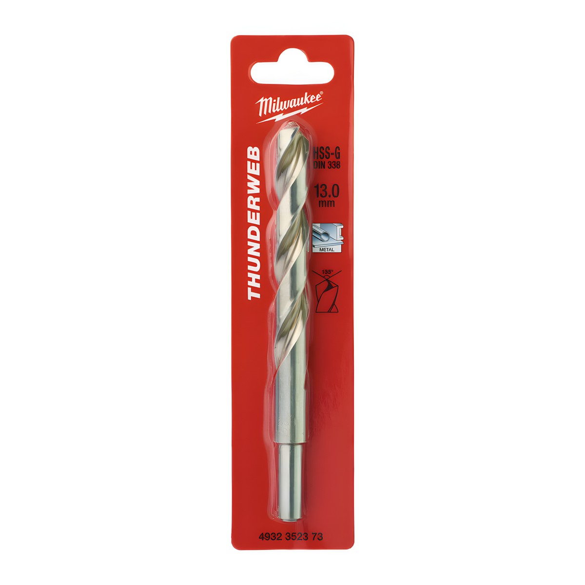 Сверло по металлу 13,0 х 151 мм (1 шт.) HSS-G Thunderweb MILWAUKEE 4932352373