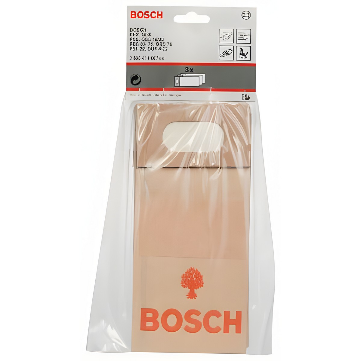 Мешок пылесборный (для GEX/GBS, 3 шт.) BOSCH 2605411067