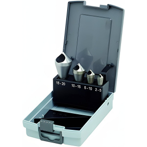 Набор зенкеров с отверстием (2-5/5-10/10-15/15-20 мм) KEIL 328 500 520