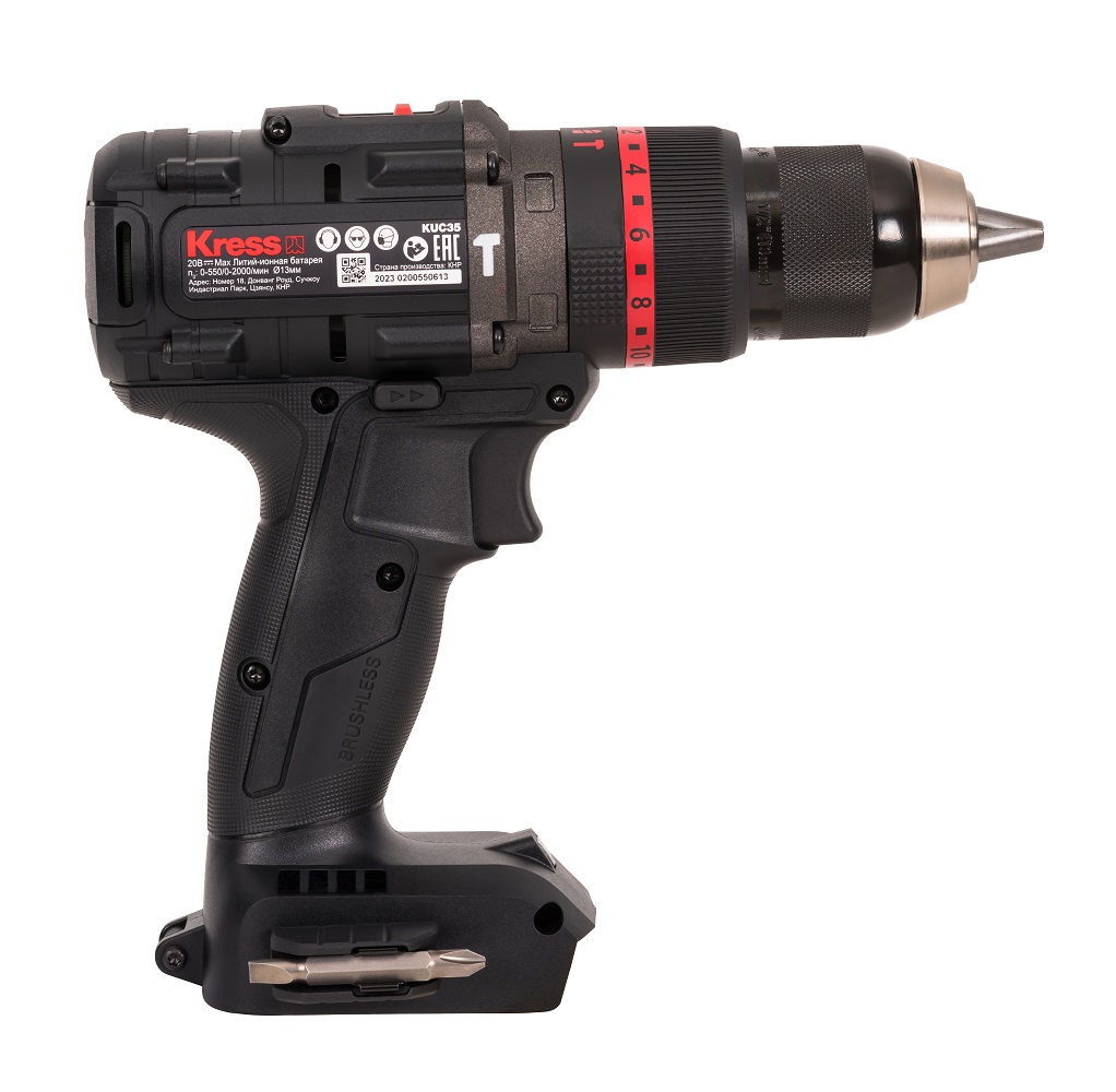 Дрель-шуруповерт ударная аккумуляторная KRESS KUC35.9 (без АКБ и ЗУ)