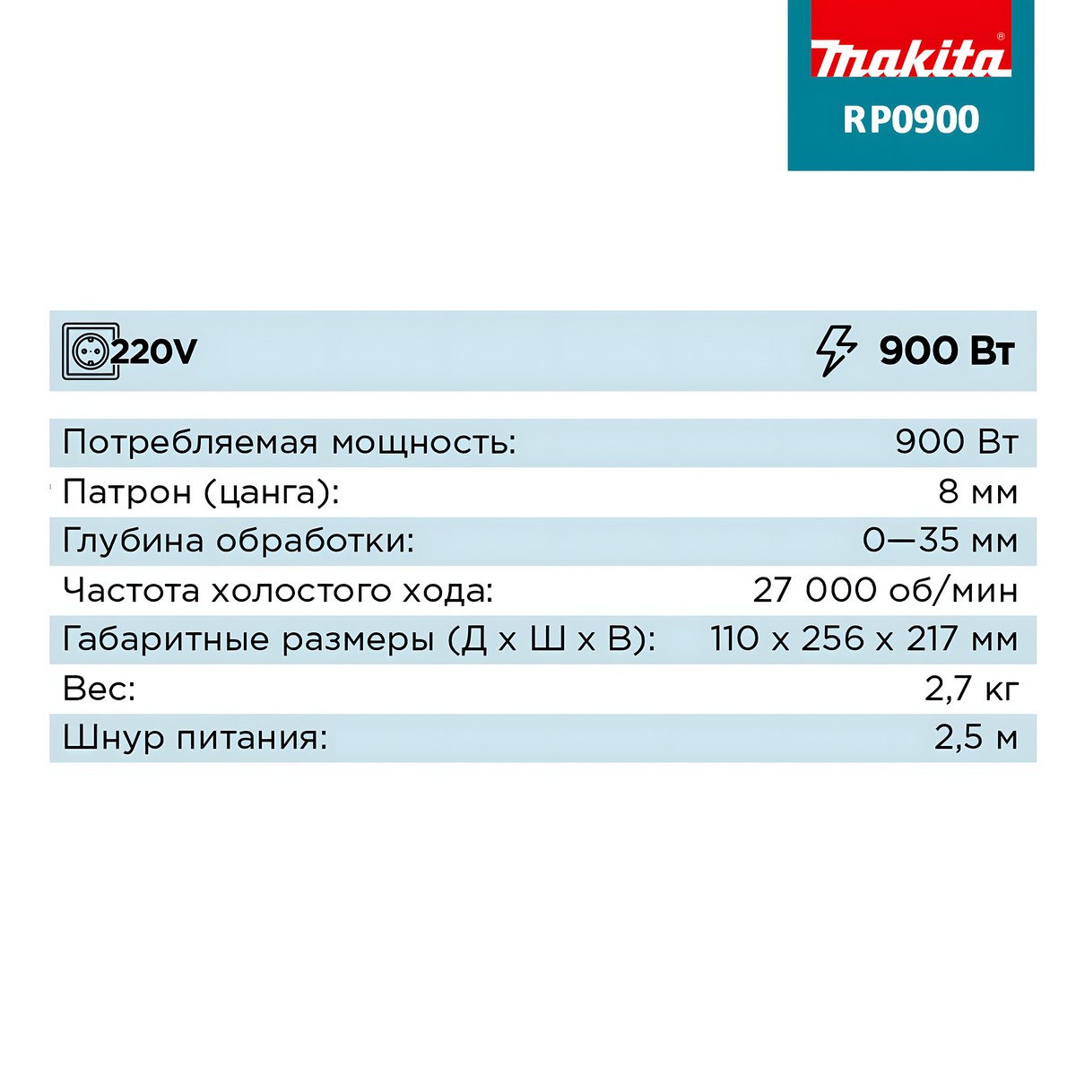 Фрезер MAKITA RP0900