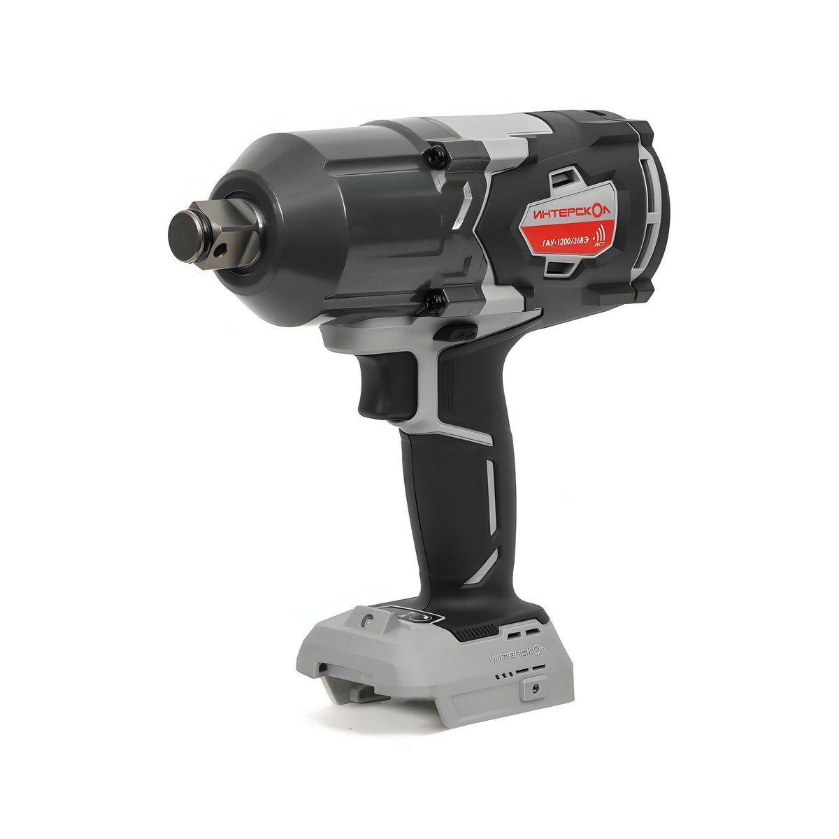 Гайковерт аккумуляторный ударный ИНТЕРСКОЛ ГАУ-1200/36ВЭ АПИ (без АКБ и ЗУ, коробка)