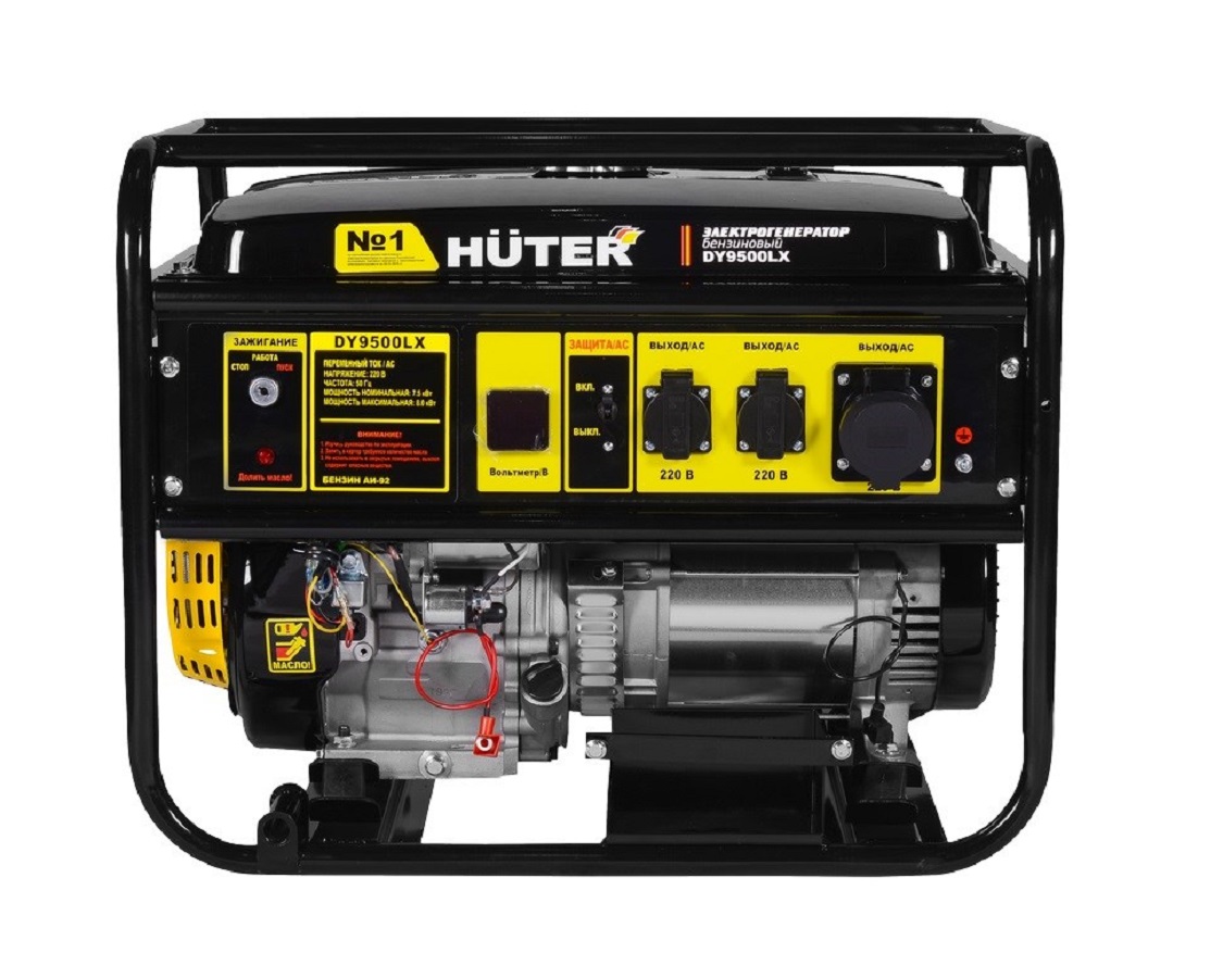 Генератор бензиновый HUTER DY9500LX