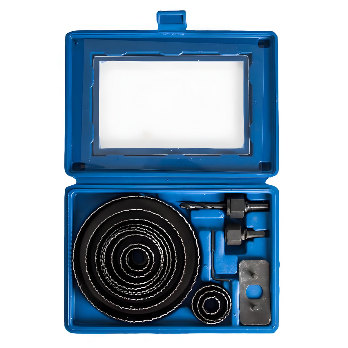 Набор коронок 12 шт. (20 - 127 мм + 2 адаптера) ПРАКТИКА 773-279