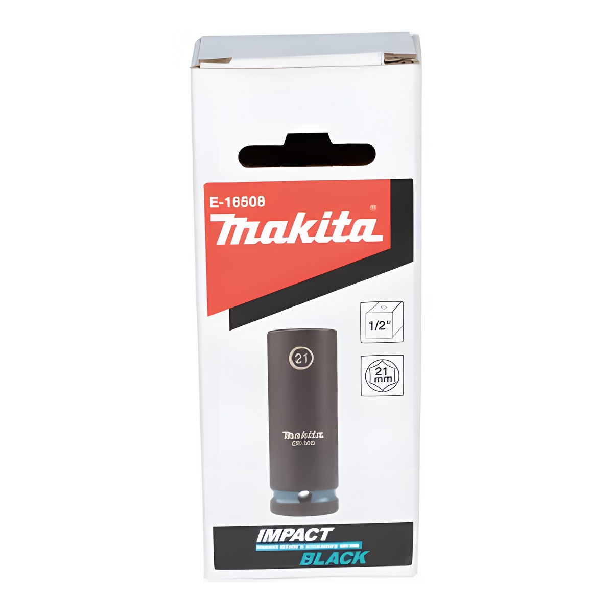 Головка ударная удлиненная 1/2'' 21 х 81,5 мм Impact Black MAKITA E-16508