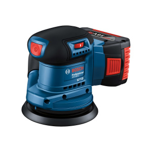 Шлифмашина эксцентриковая аккумуляторная BOSCH GEX 185-Li 06013A5021