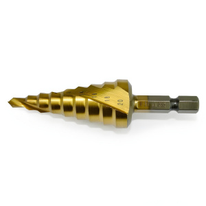 Сверло ступенчатое 4-20 мм (9 ступеней) HSS-TIN MAKITA D-40185