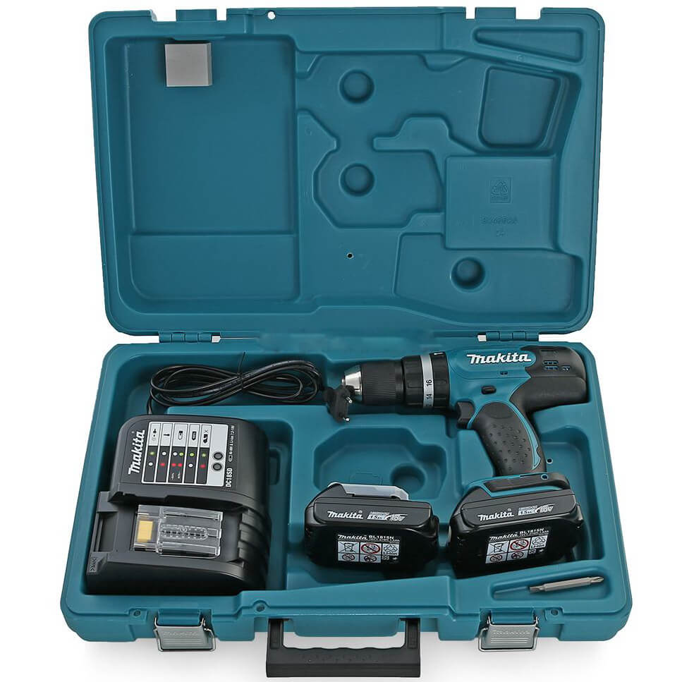 Дрель аккумуляторная ударная MAKITA DHP453SYE