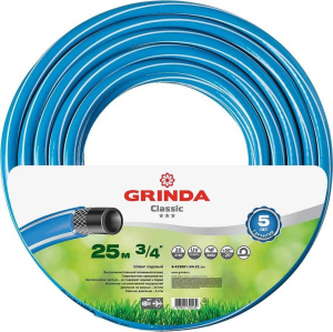 Шланг 3/4'' 25 м (20 атм., армированный, 3-х слойный) GRINDA Classic 8-429001-3/4-25_z02