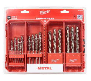Набор сверл по металлу THUNDERWEB HSS-G 25 шт.GEN III MILWAUKEE 4932493870
