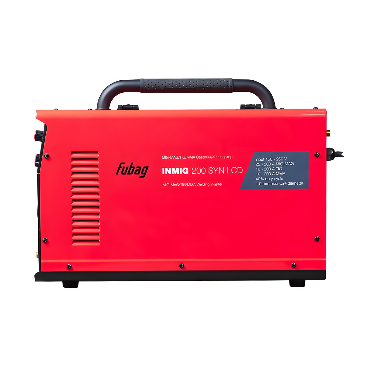 Инвертор-полуавтомат сварочный FUBAG INMIG 200 SYN LCD_new + горелка FB 250 3 м 31590.1