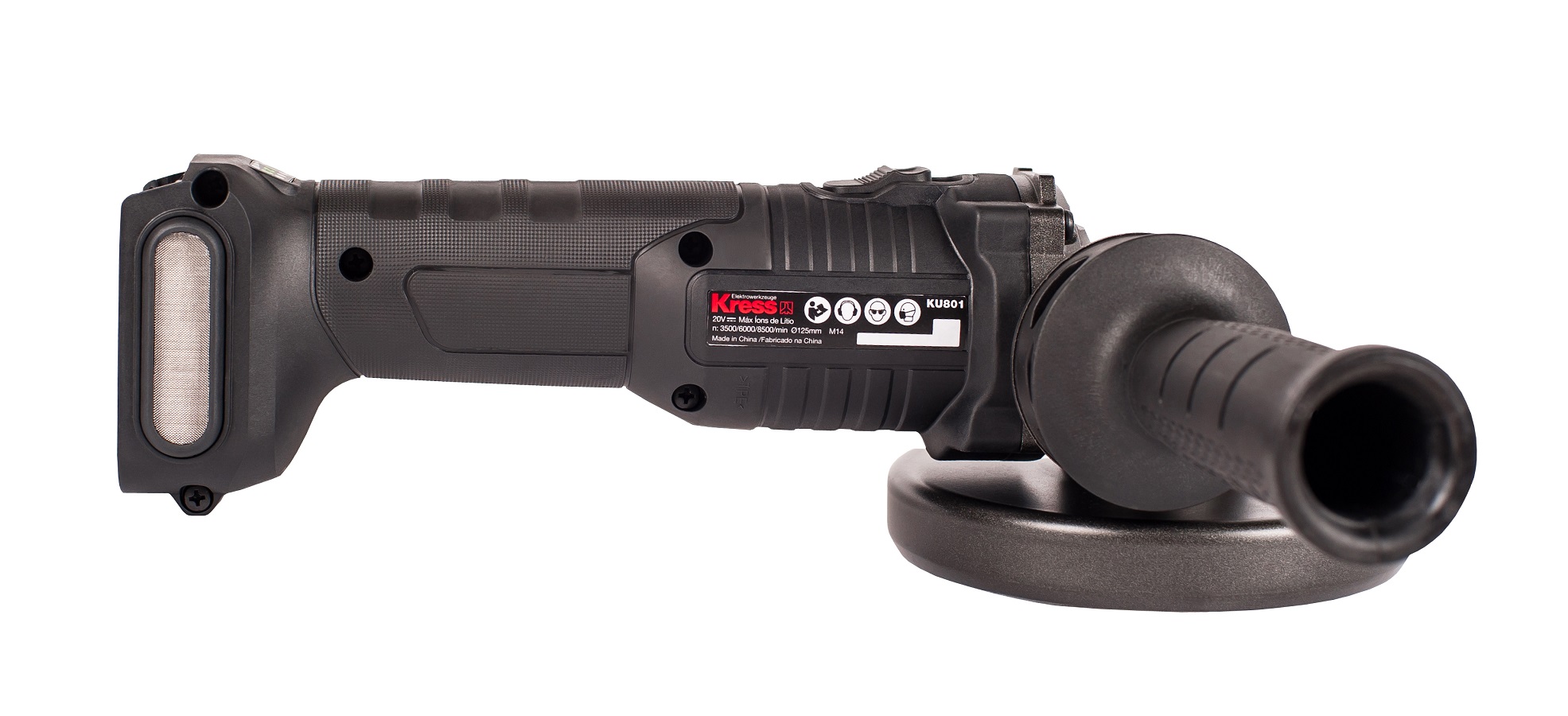 Шлифмашина угловая аккумуляторная KRESS KU801