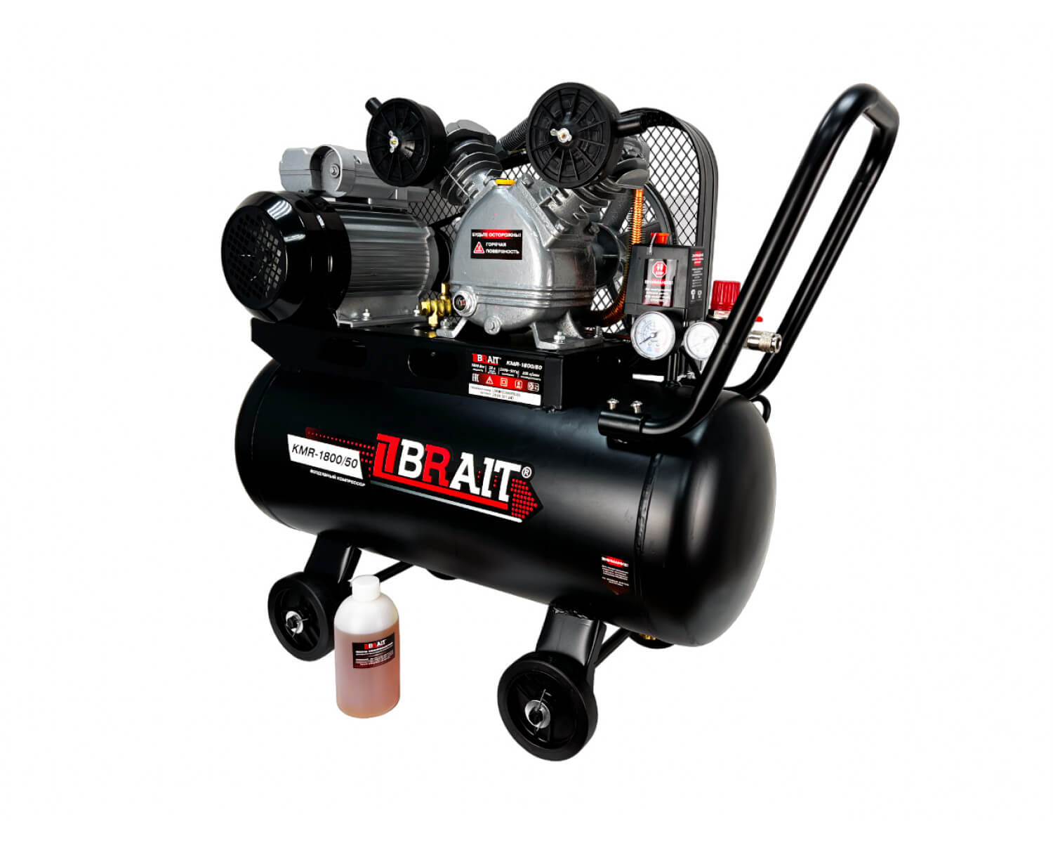 Компрессор воздушный BRAIT KMR-1800/50 20.01.021.043
