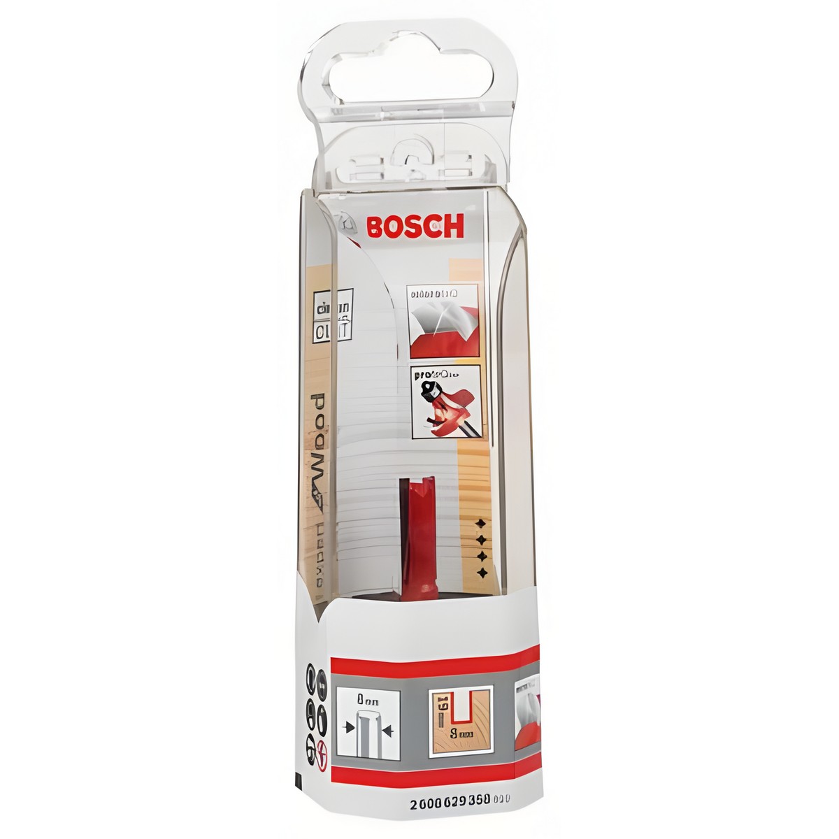 Фреза пазовая (d8/D8/H19/L52) Expert for Wood BOSCH 2608629358