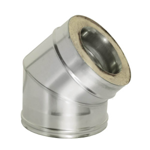 Отвод 45 гр. ДМК D200/280 (с изоляцией) OTFR45200-DADA