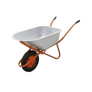 Тачка строительная MASTER WB5009M1/120 л 1-колесная (200 кг, оранжевая)