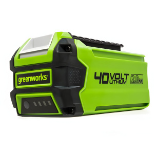 Аккумулятор GREENWORKS G40B2 (40 В, 2,0 А/ч) 2926907