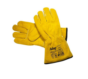 Краги сварочные на подкладке, с кевларовой нитью, желтые FWGK 9Y FUBAG 641175