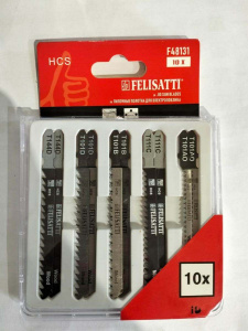 Набор пилок 10 шт. FELISATTI (дерево/металл/керамика)