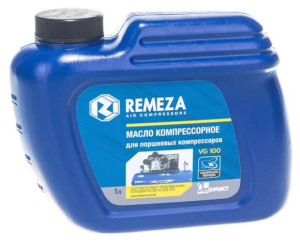 Масло компрессорное REMEZA VG 100, 1 л 8101240
