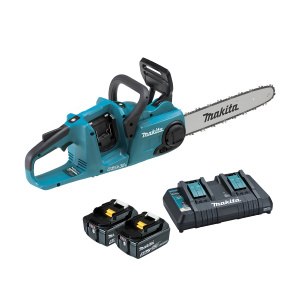 Пила цепная аккумуляторная MAKITA DUC353PT2 (аккум. BL1850B - 2, зар. устр. DC18RD)