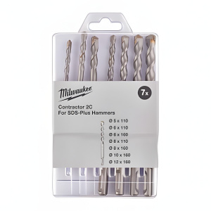 Набор буров SDS+ CONTRACTOR 7 шт.(5/5/6/8х110, 6/8/10/12х160) MILWAUKEE 4932471244