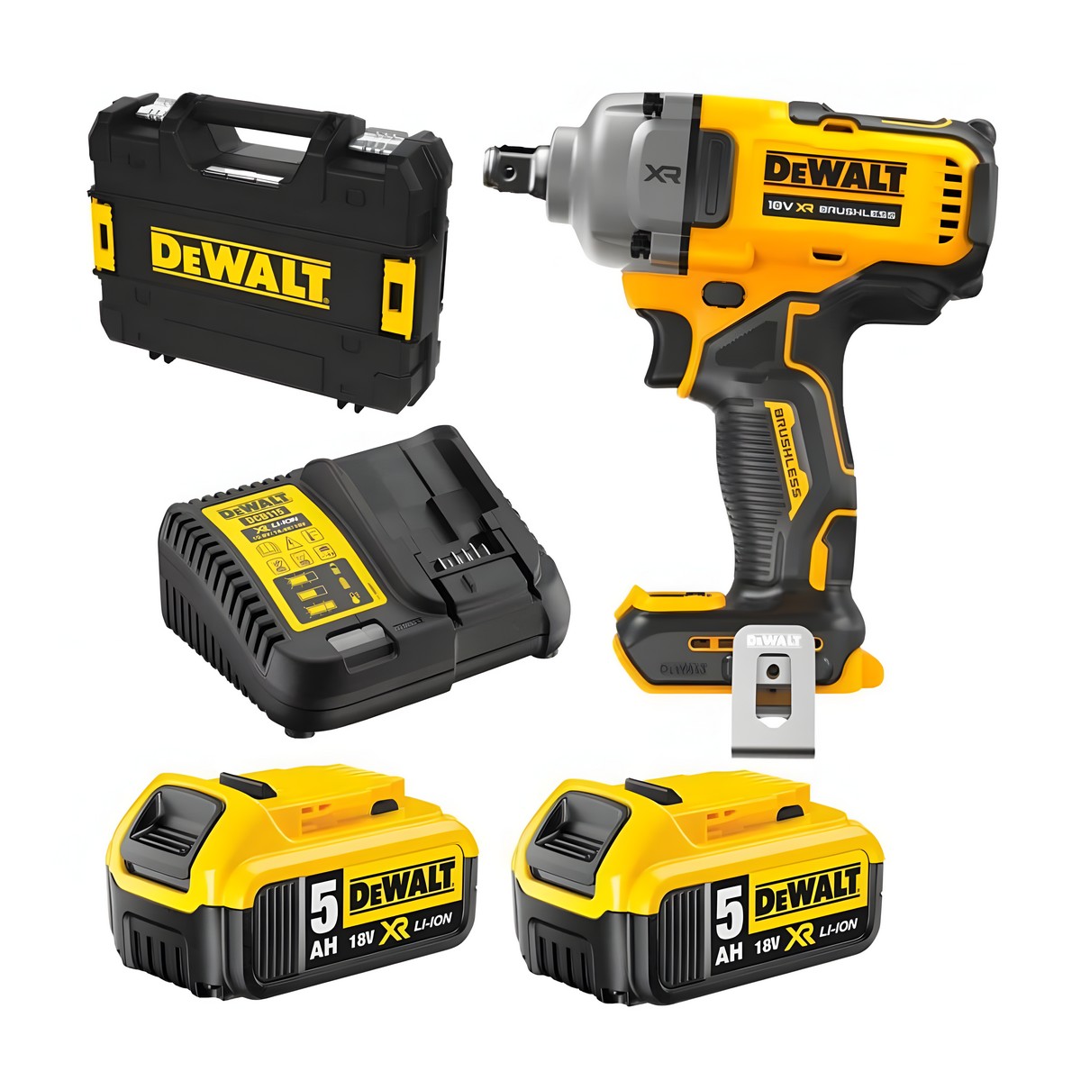 Гайковерт аккумуляторный ударный DEWALT DCF892P2T-QW