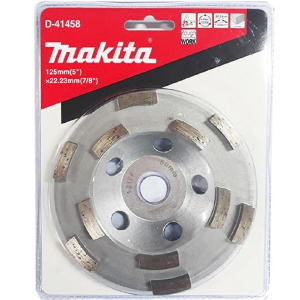Чашка алмазная шлифовальная 125 мм x 22.23 мм Standard (груб. шлиф.) MAKITA D-41458