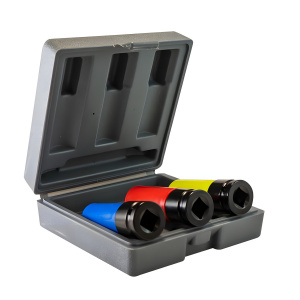 Набор торцевых ударных головок 1/2" (17,19,21 мм.) FUBAG 100459