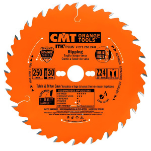 Диск пильный 160 x 1.7 х 20/16 мм 24T (ламинат) CMT 271.160.24H