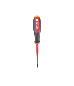 Отвертка VDE PZ/SL 2 х 100 мм, изолированная (трехгранная рукоятка) MILWAUKEE 4932478736