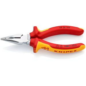 Тонкогубцы 145 мм VDE KNIPEX KN-0826145