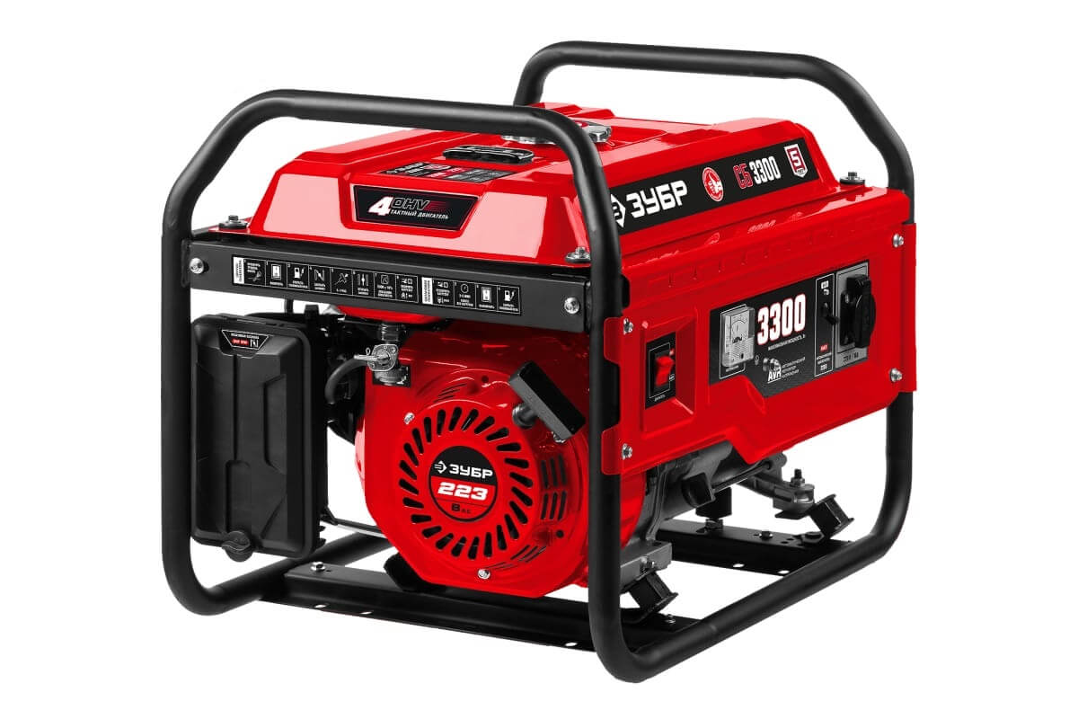 Генератор бензиновый ЗУБР СБ-3300