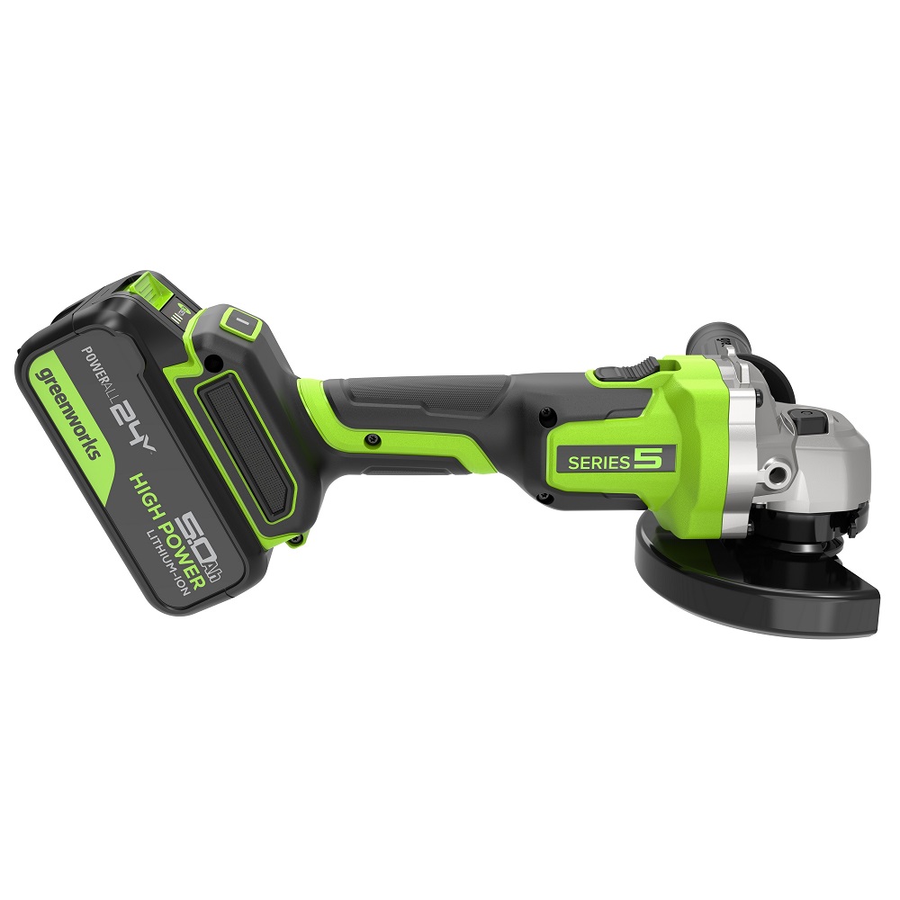 Шлифмашина угловая аккумуляторная GREENWORKS AG590 3201007CUG