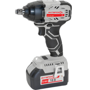 Гайковерт аккумуляторный ударный ИНТЕРСКОЛ ГАУ-350/18ВЭ АПИ (без АКБ и ЗУ, картон)