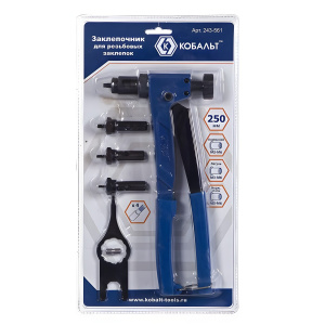Заклепочник резьбовой 250 мм (М3-М6) КОБАЛЬТ 243-561